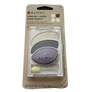 Almay Intense Eye Shadow i-Color Bold Nudes Kit Trio Trousse 411 Brown Eyes NOS